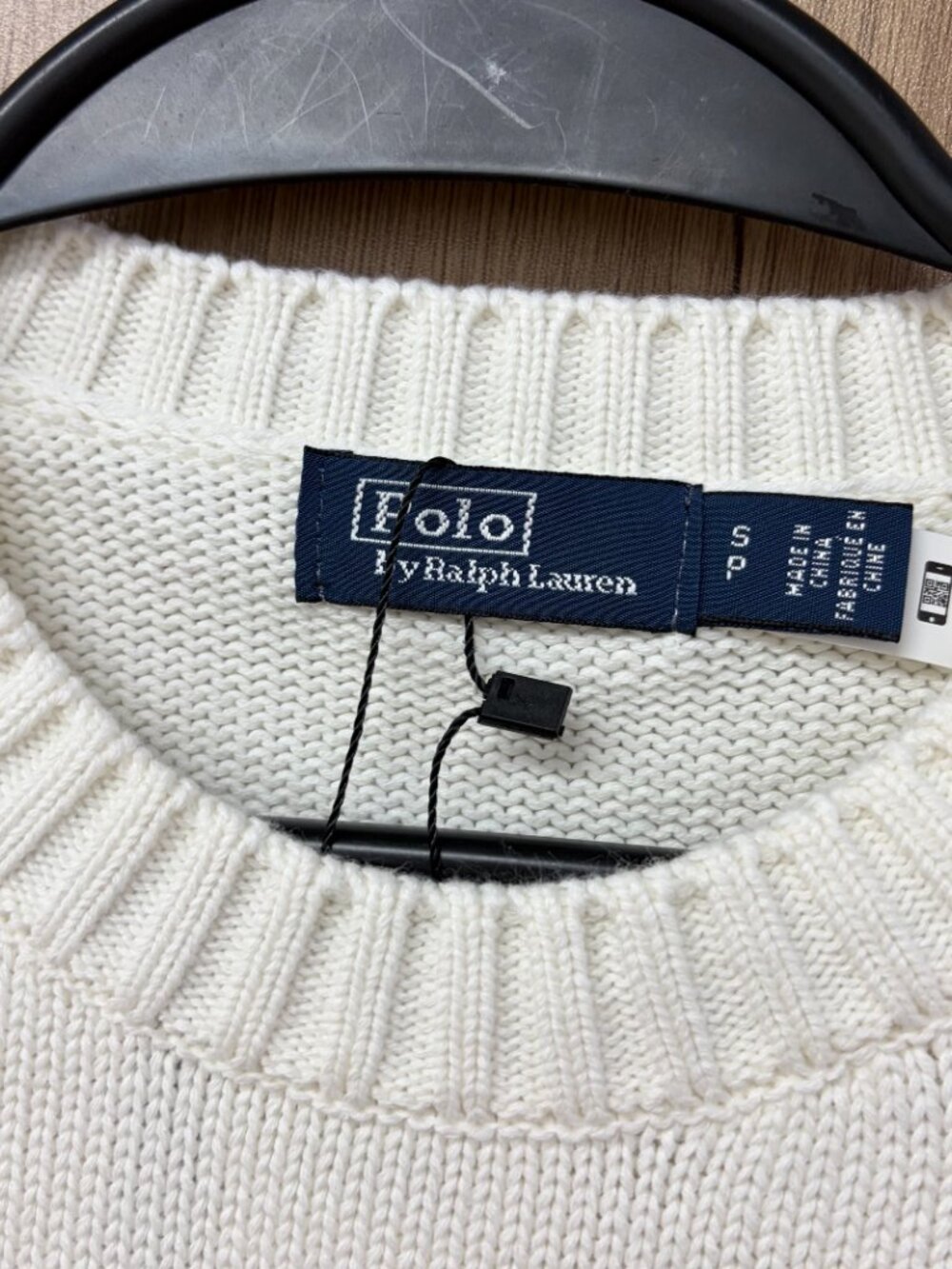 Polo Ralph Lauren Golf Bear Cream Knit Sweater - Picture 7 of 7